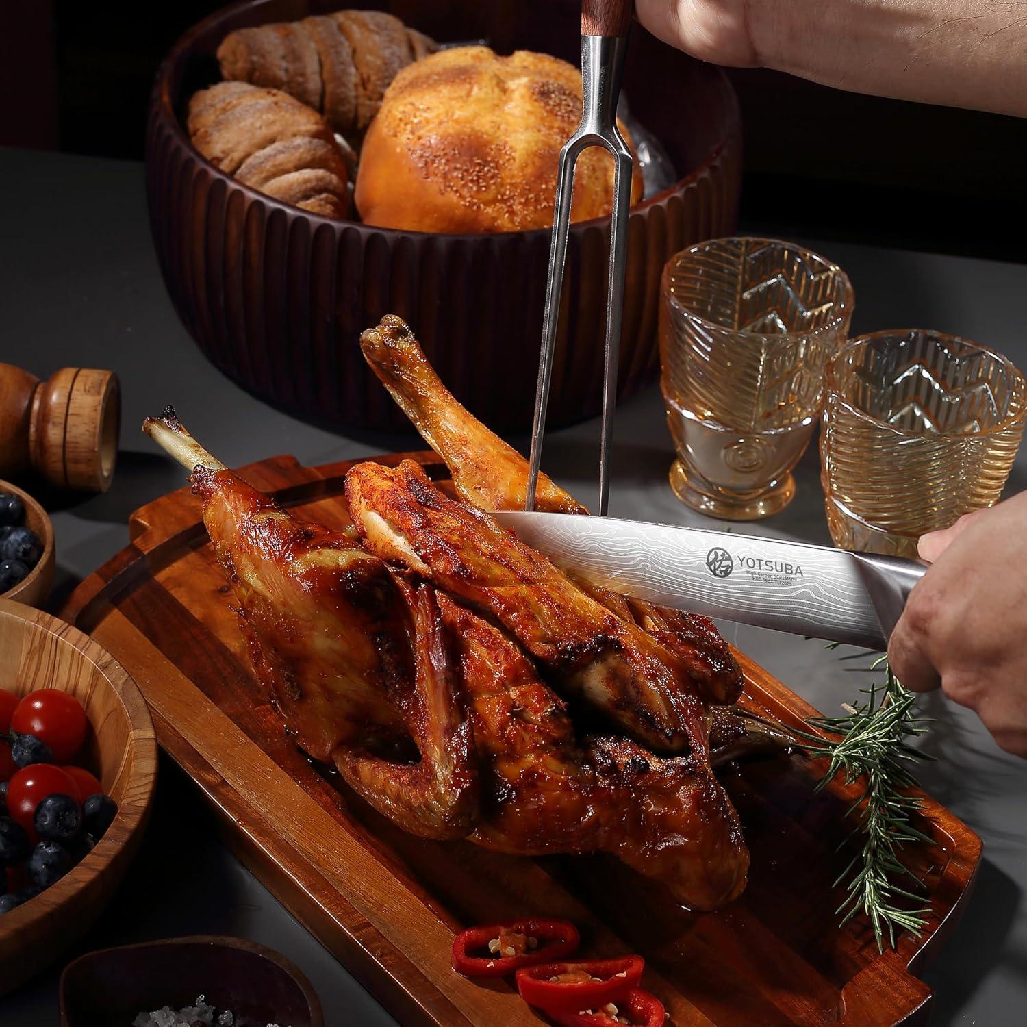 Conjunto de Cuchillo y Tenedor para Tallar YOTSUBA 2 Piezas