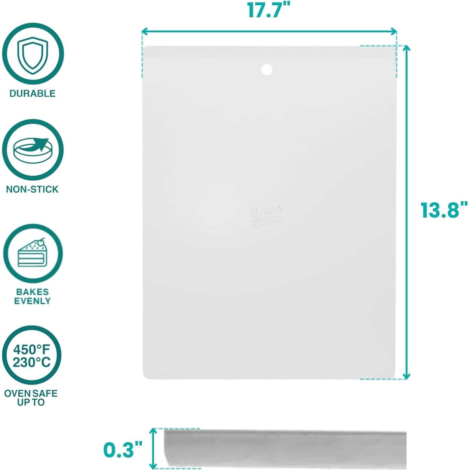 Bandeja para Hornear Grande Baker's Secret 45.72 cm Aluminio Reciclado