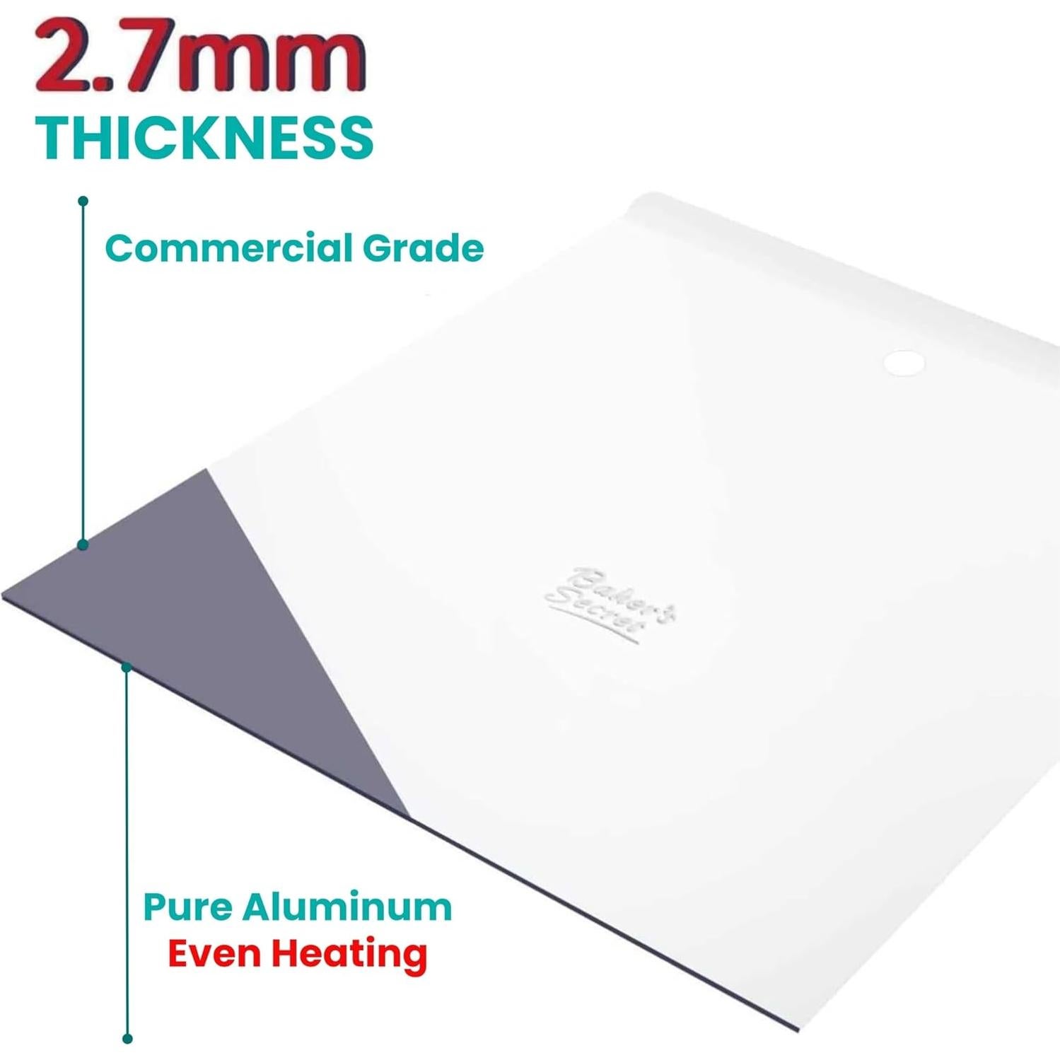 Bandeja para Hornear Grande Baker's Secret 45.72 cm Aluminio Reciclado