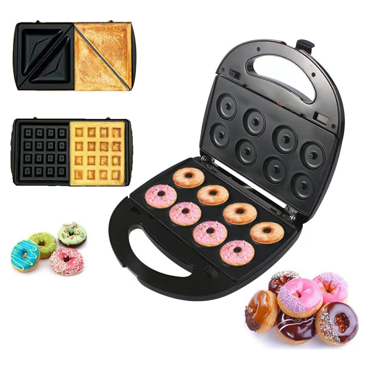 Fabricador de Donas 3 en 1 Baotkere 750W Antiadherente