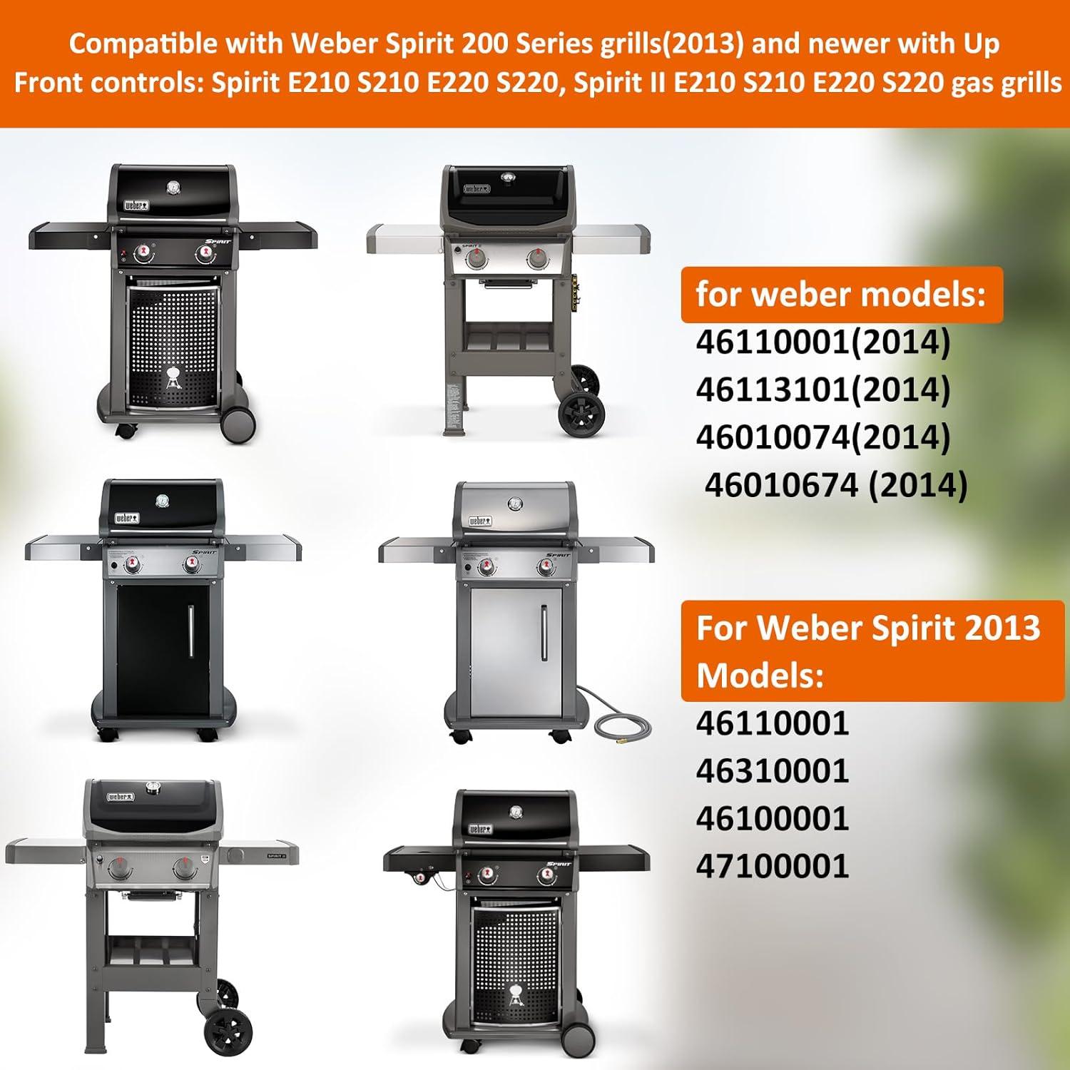 Insert de Plancha BBQ-PLUS para Parrillas Weber Spirit 200