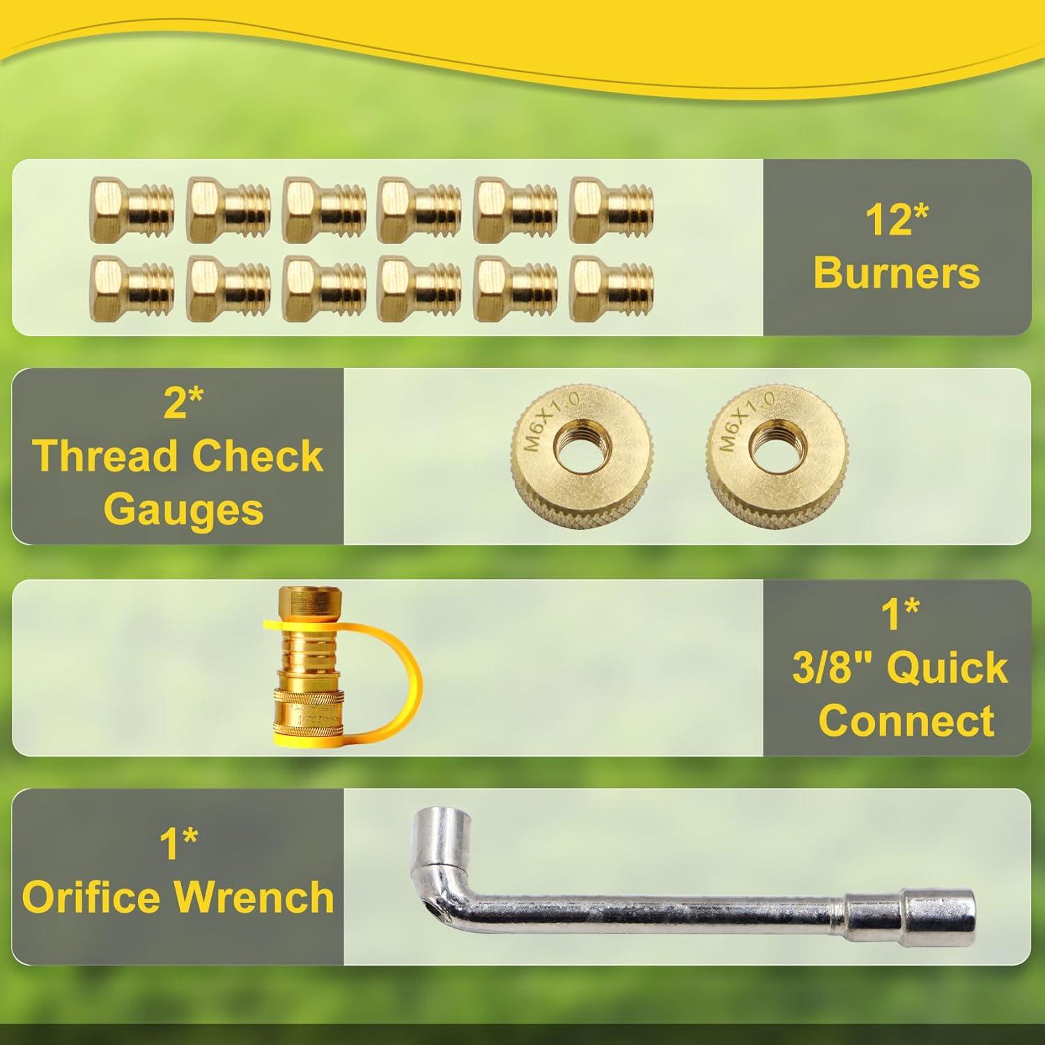 Kit de Conversión Propano a Gas Natural HOSILE 3/8" para Blackstone