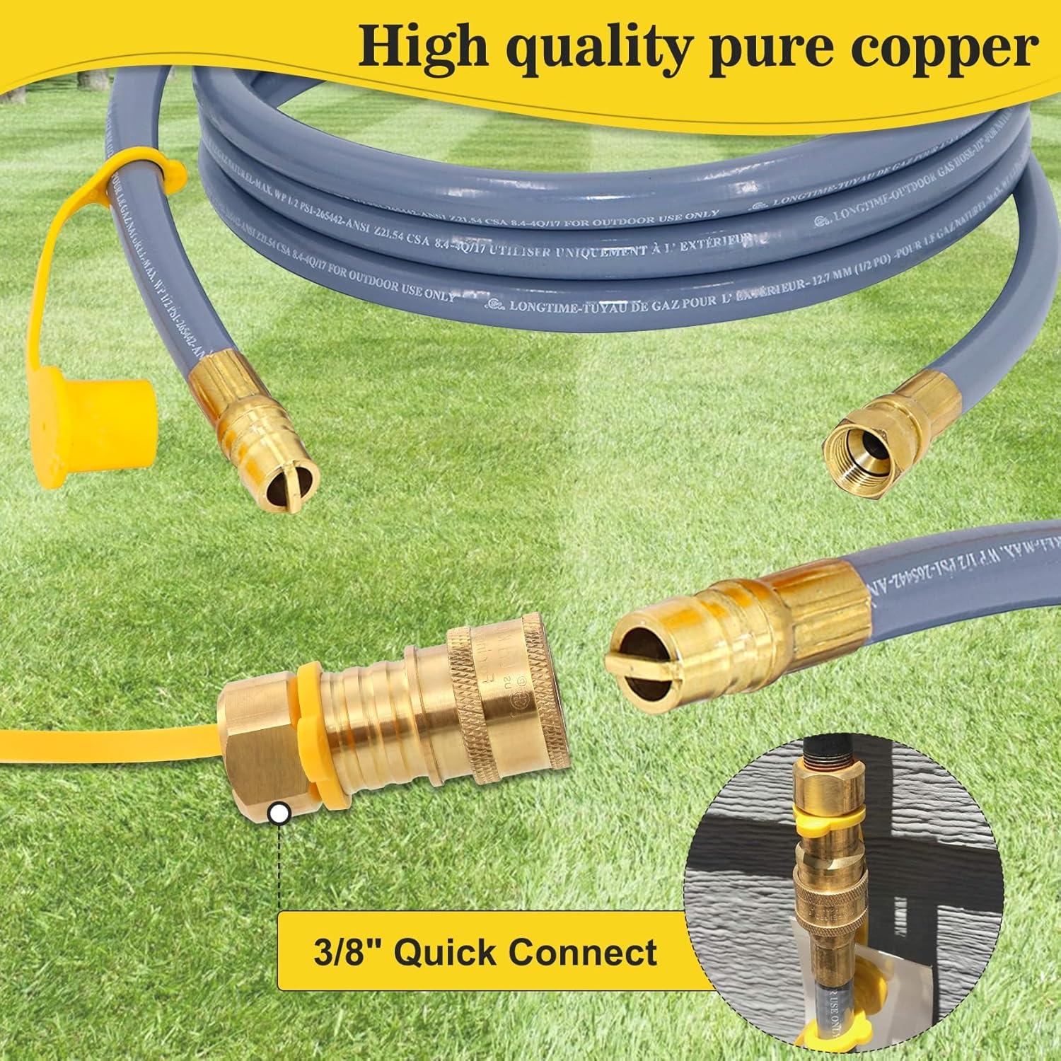 Kit de Conversión Propano a Gas Natural HOSILE 3/8" para Blackstone