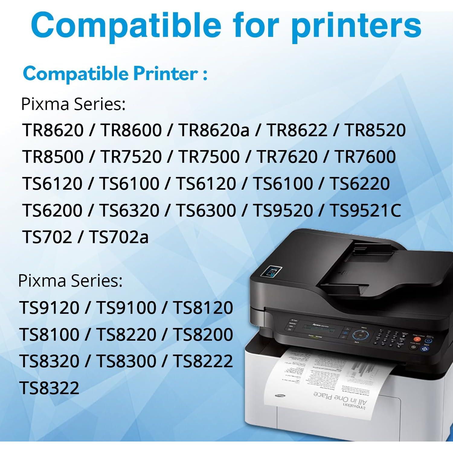 Cartucho de tinta compatible Canon 280XXL 281XXL 5 unidades