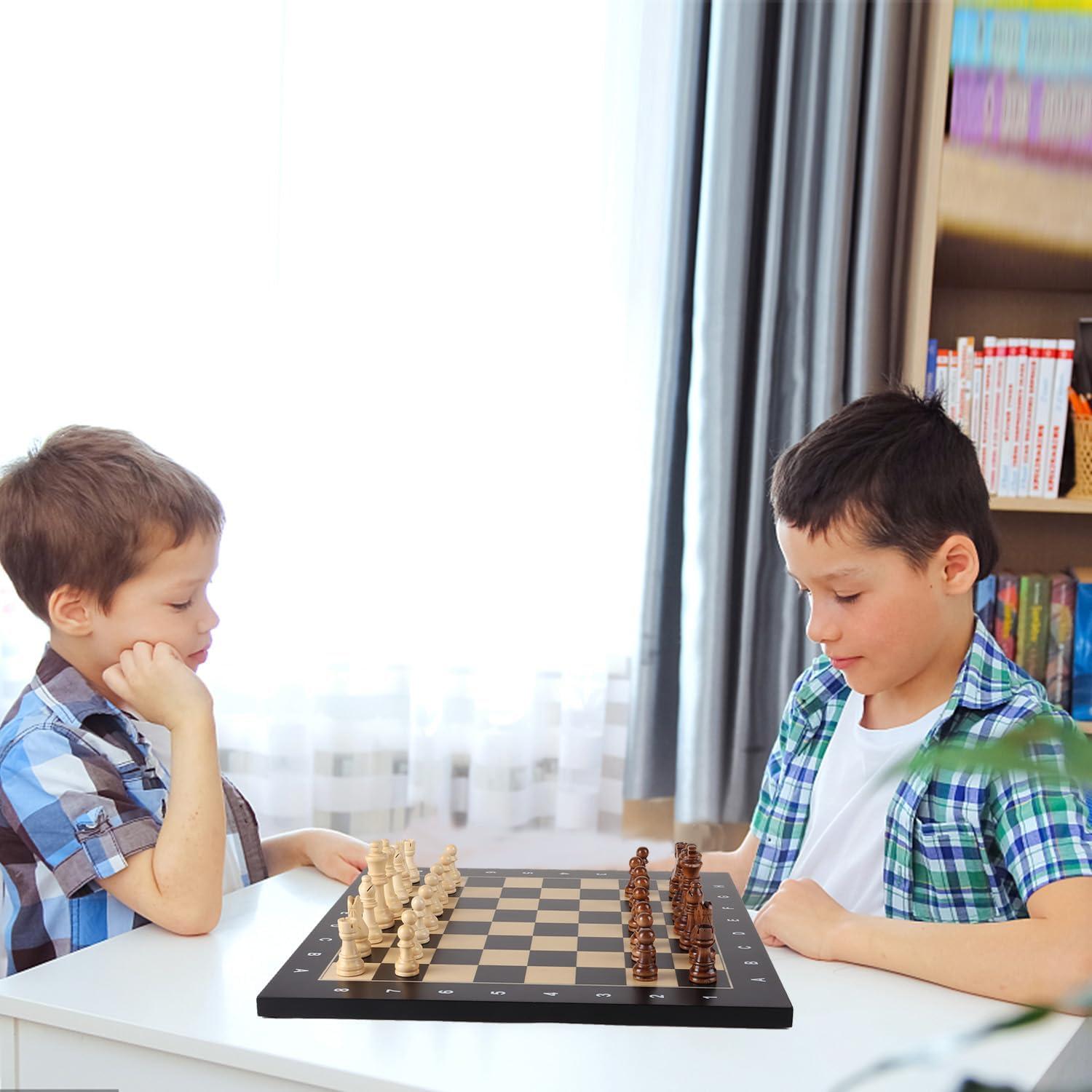 Tablero de Ajedrez Profesional GSE 40x40 cm Madera Haya y Arce