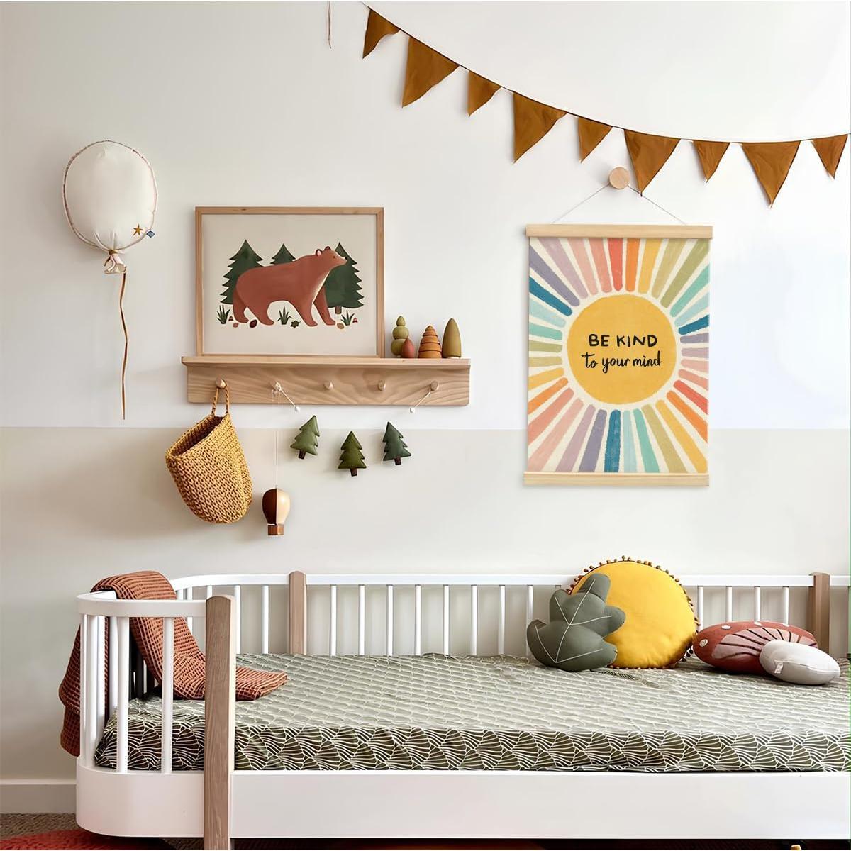 Conjunto de 2 Decoraciones de Pared Wheatwin 30x40 cm