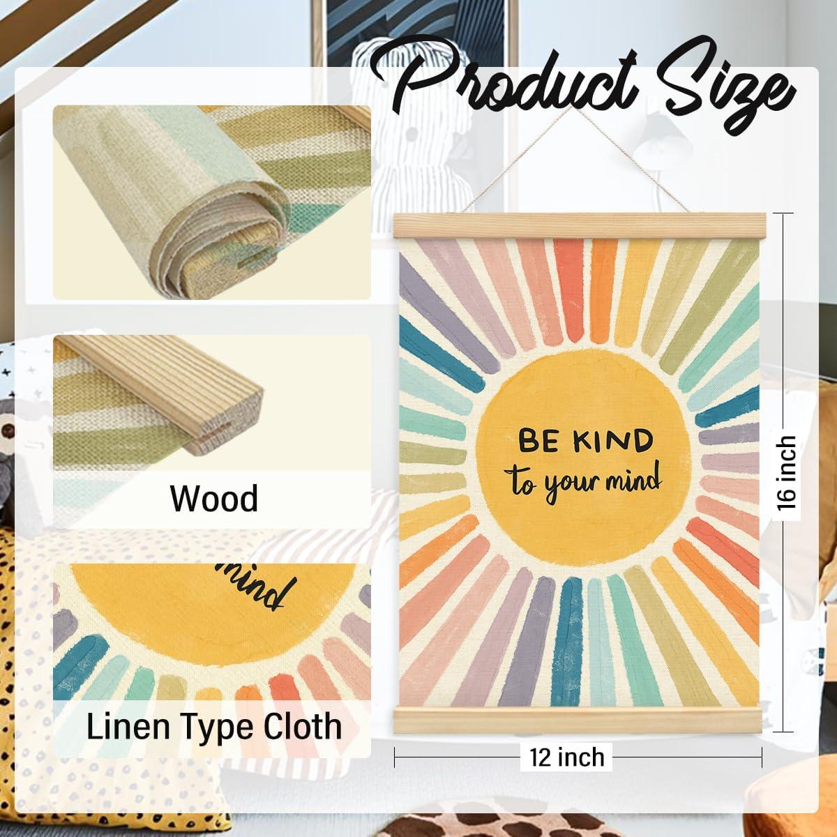 Conjunto de 2 Decoraciones de Pared Wheatwin 30x40 cm