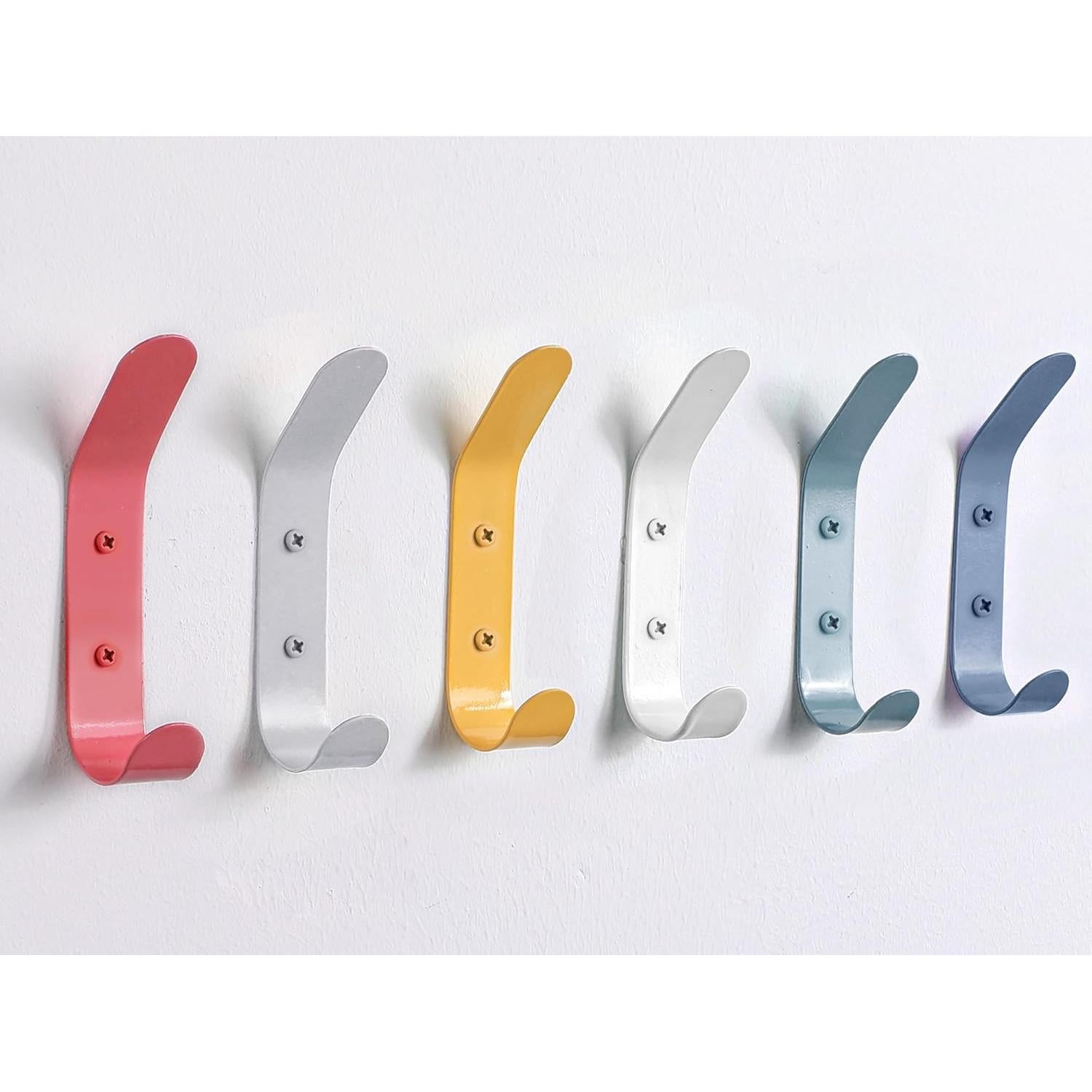 Ganchos de Pared Coloridos Leinuosen para Niños - 6 Piezas