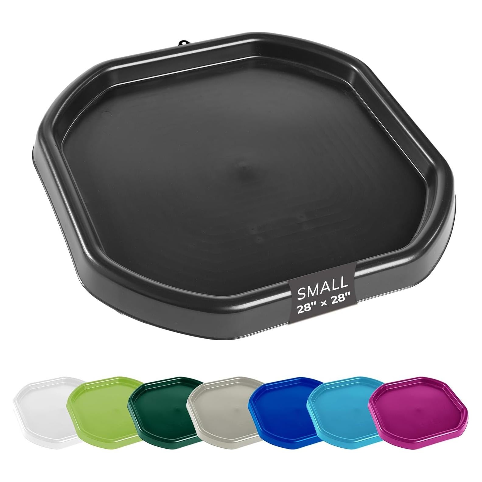 Bandeja Sensorial MEKA Tuff Tray Negra 96.5x96.5 cm