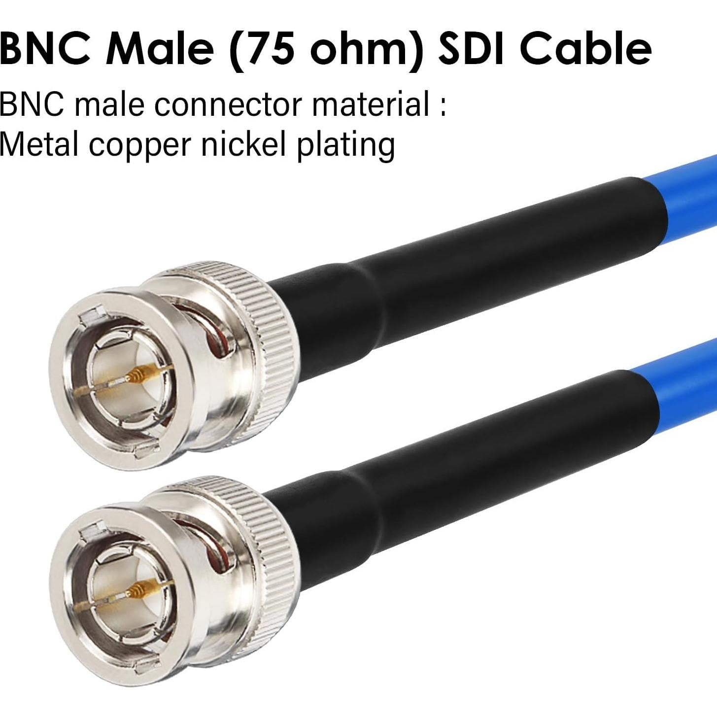 Cable SDI XRDS-RF 12G 60.96cm BNC para Video 4K/8K