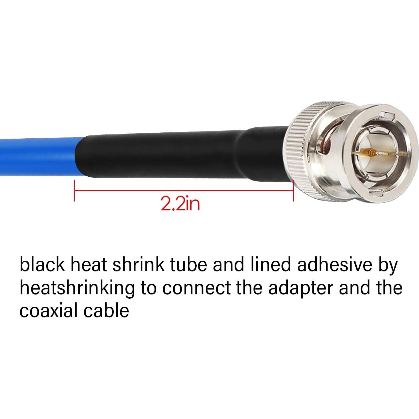 Cable SDI XRDS-RF 12G 60.96cm BNC para Video 4K/8K