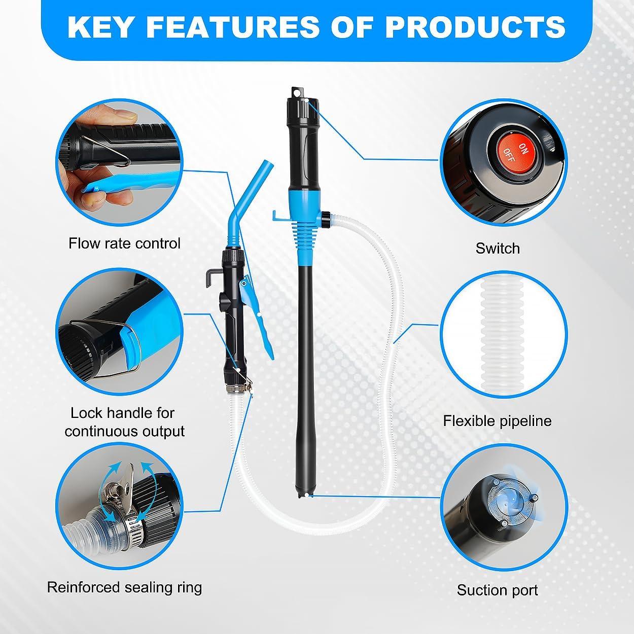 Bomba de Transferencia Eléctrica XWJNE 2.2 GPM Azul