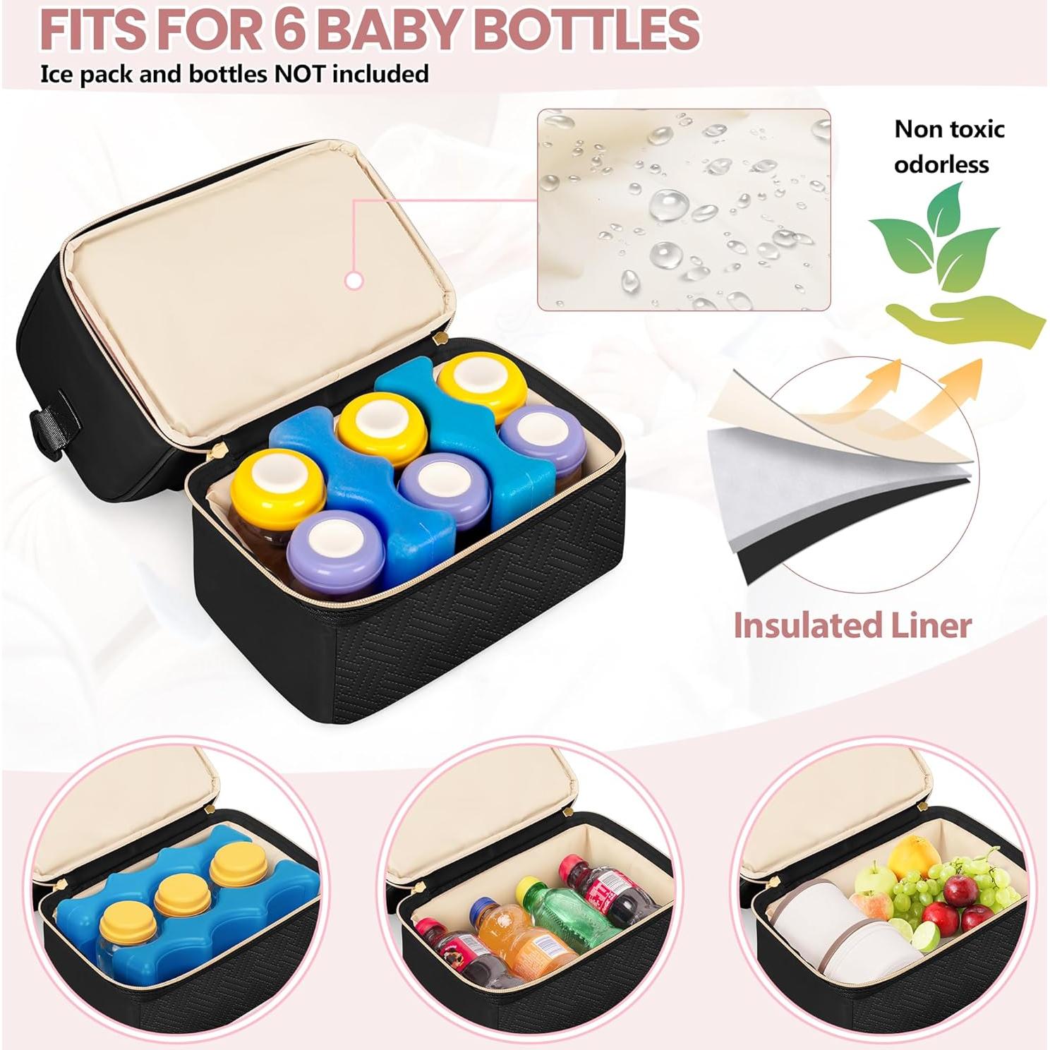 Bolsa de Transporte para Extractor de Leche Fasrom Negra