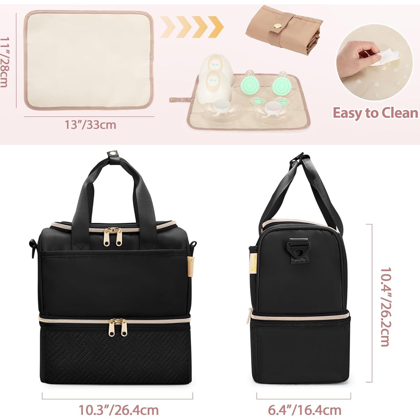 Bolsa de Transporte para Extractor de Leche Fasrom Negra