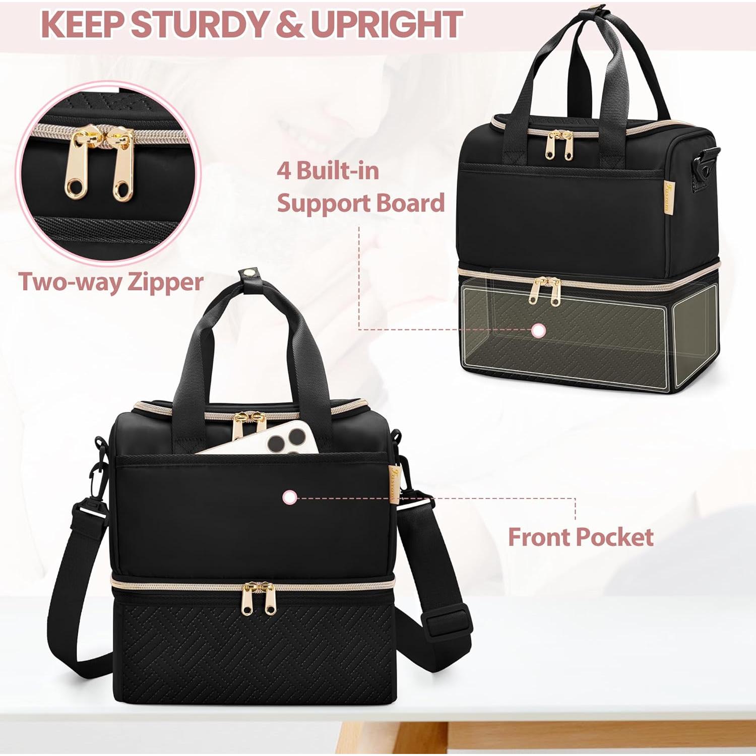 Bolsa de Transporte para Extractor de Leche Fasrom Negra