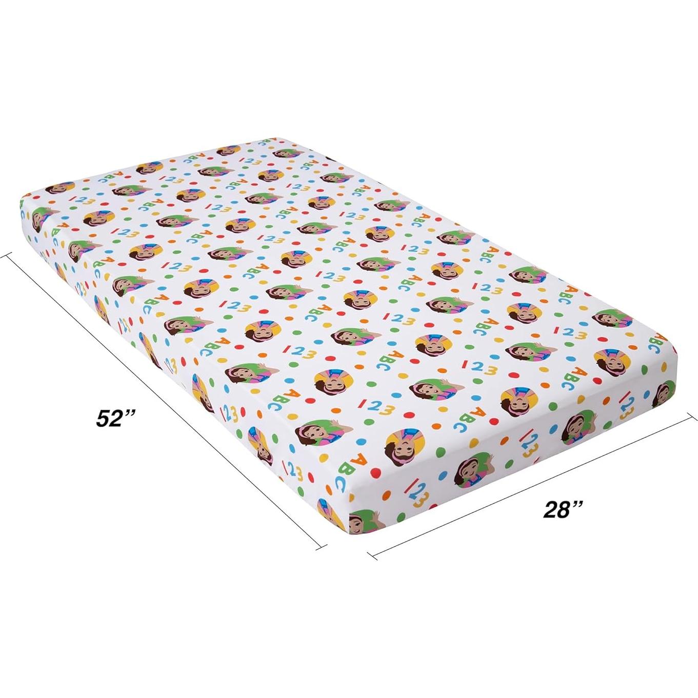 Juego de Sábanas Ajustadas para Niños Ms. Rachel - 2 Piezas