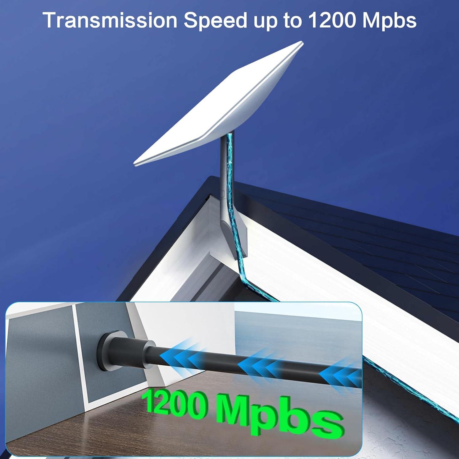 Cable de Reemplazo Koolertron Starlink Gen 3 30.48m Impermeable