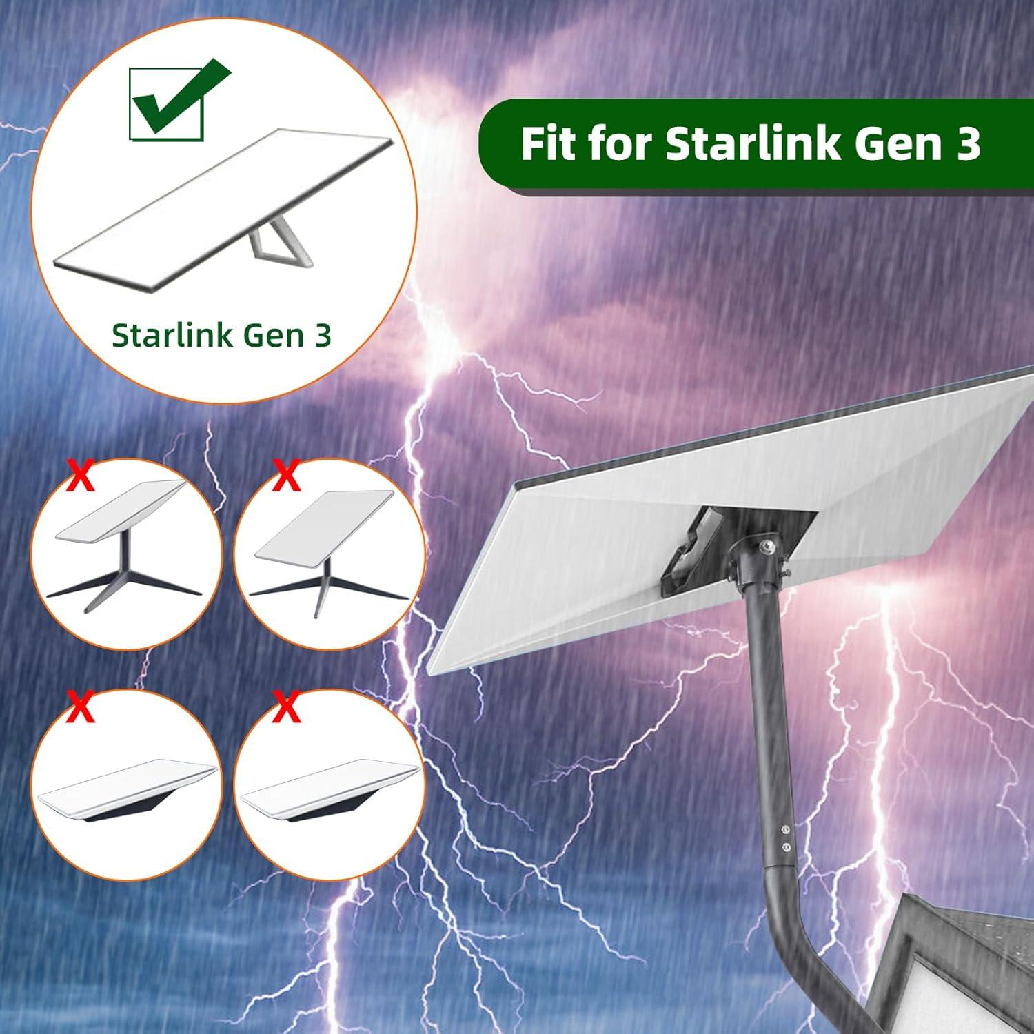 Cable de Reemplazo Koolertron Starlink Gen 3 30.48m Impermeable