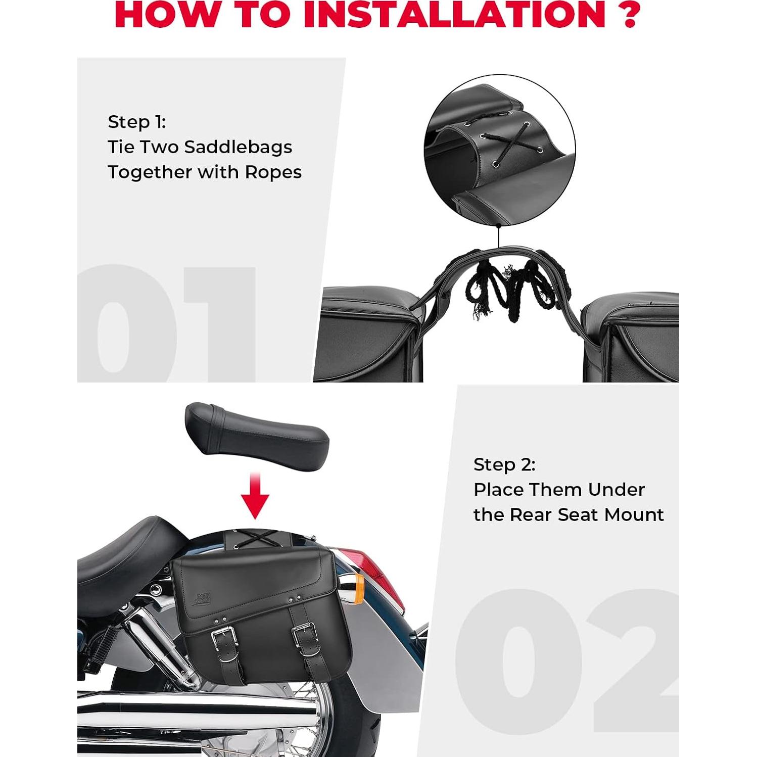 Alforjas KEMIMOTO 30L para Motocicleta Impermeables