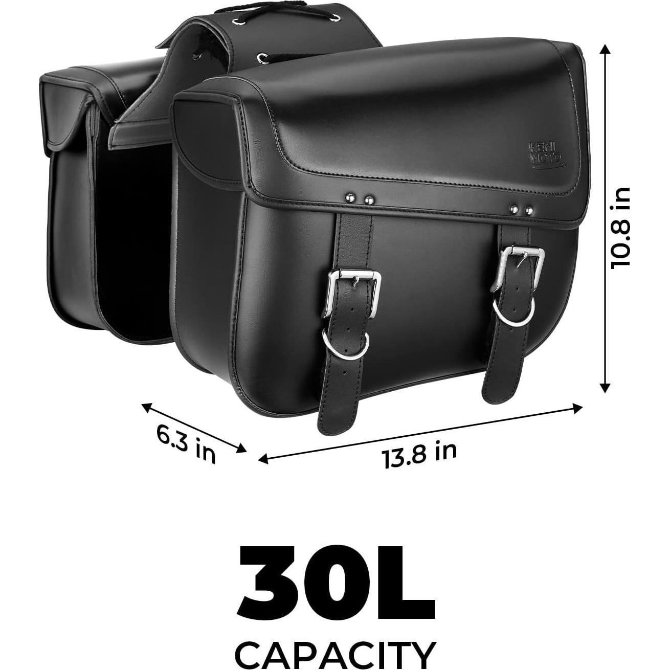 Alforjas KEMIMOTO 30L para Motocicleta Impermeables