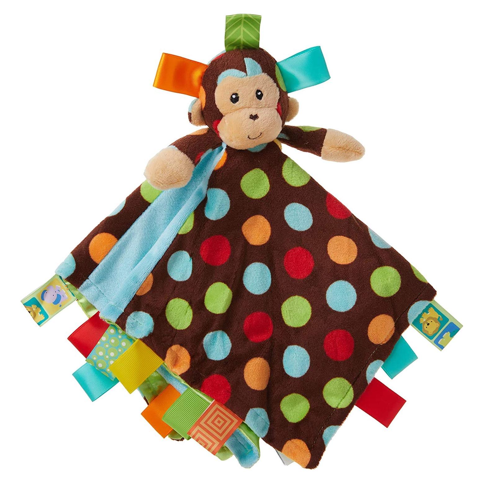 Manta de Personaje Dazzle Dots Monkey Mary Meyer 34.3 cm