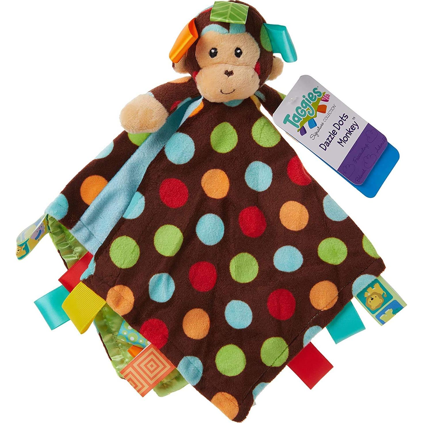 Manta de Personaje Dazzle Dots Monkey Mary Meyer 34.3 cm