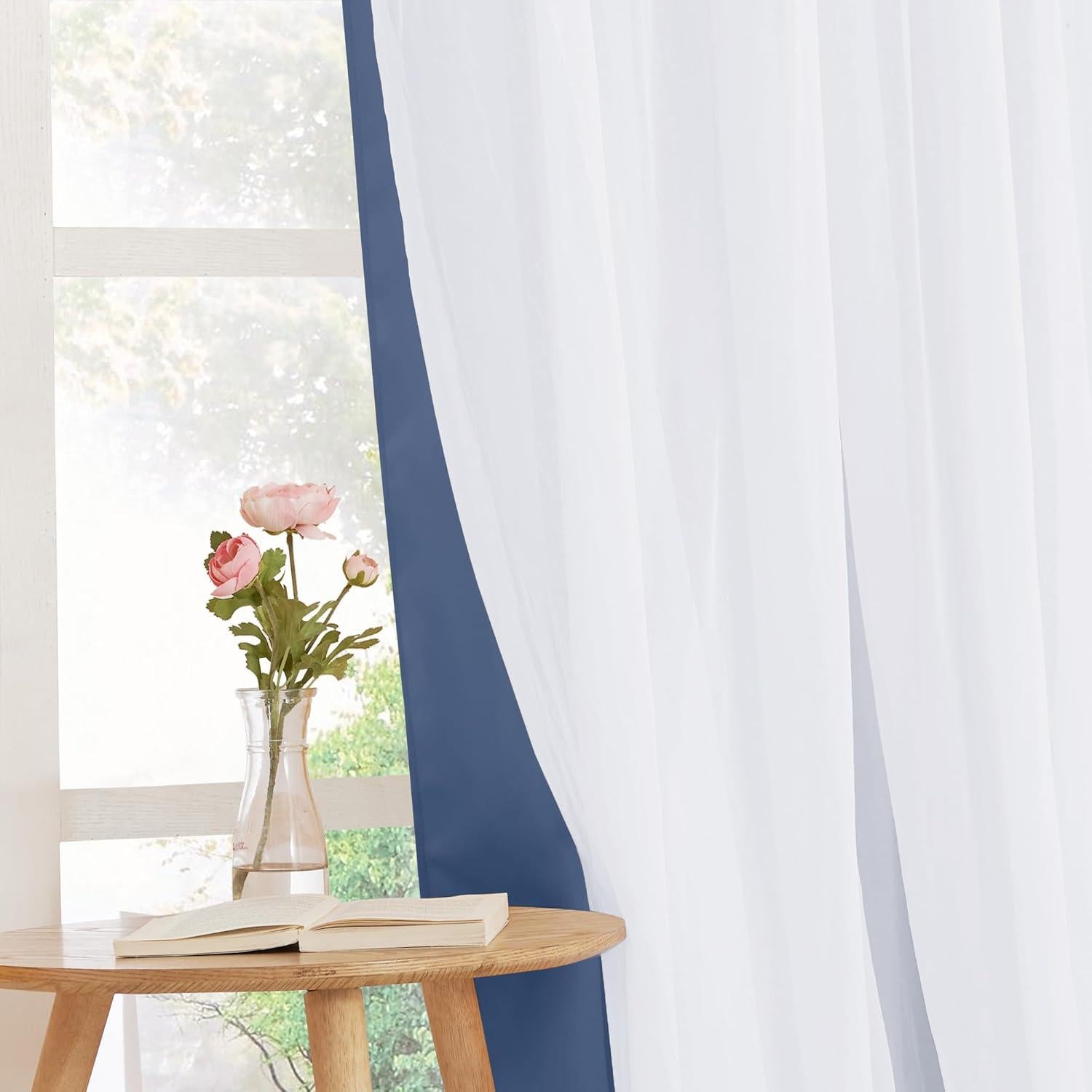 Cortinas Blackout PONY DANCE 86.36x213.36 cm Niebla Azul