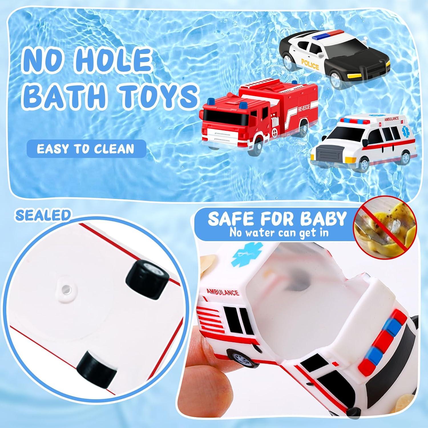 Juguetes de Baño para Niños Yiwu - Set de Coches Flotantes