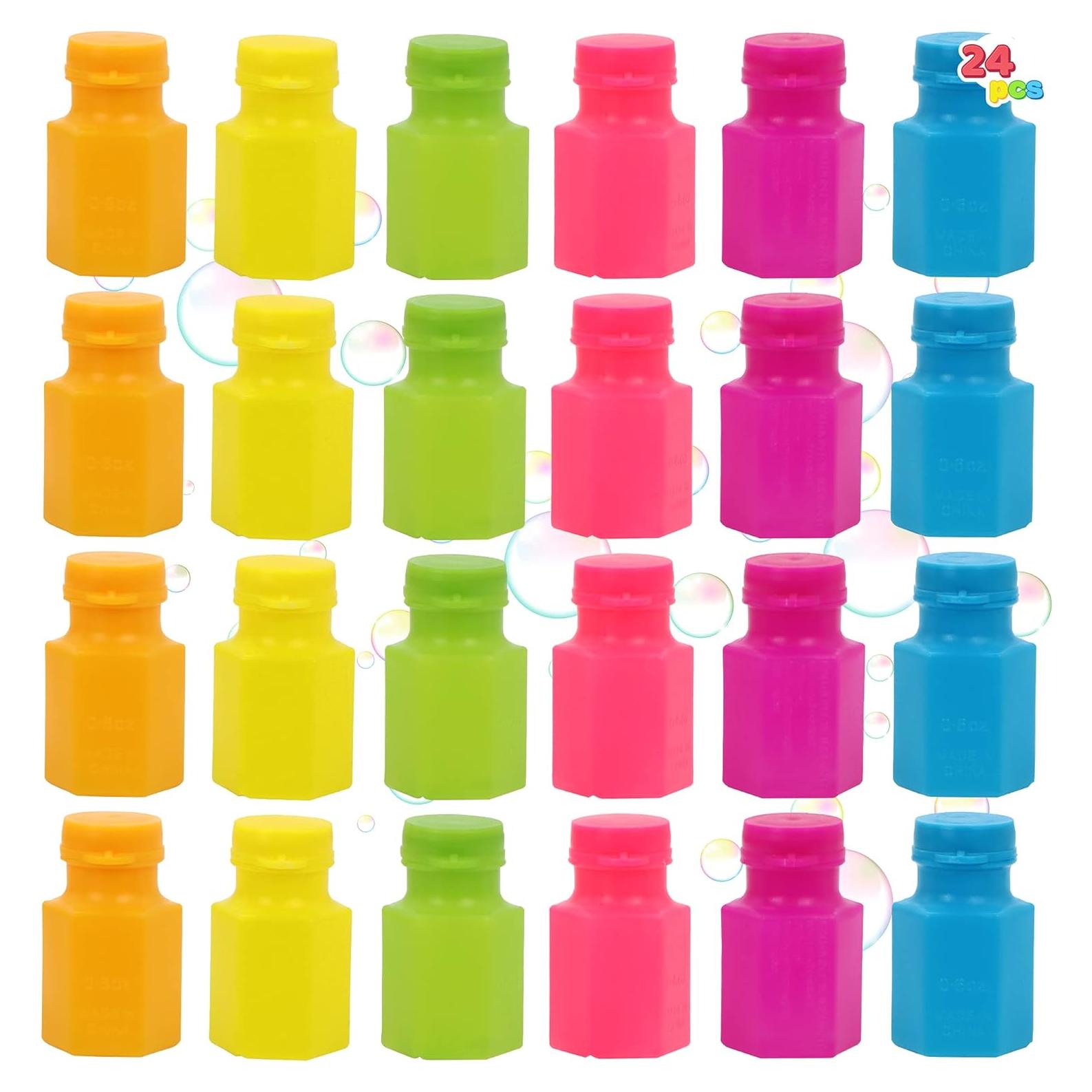 Botellas de Burbujas JOYIN 24 Pcs con Varita para Niños