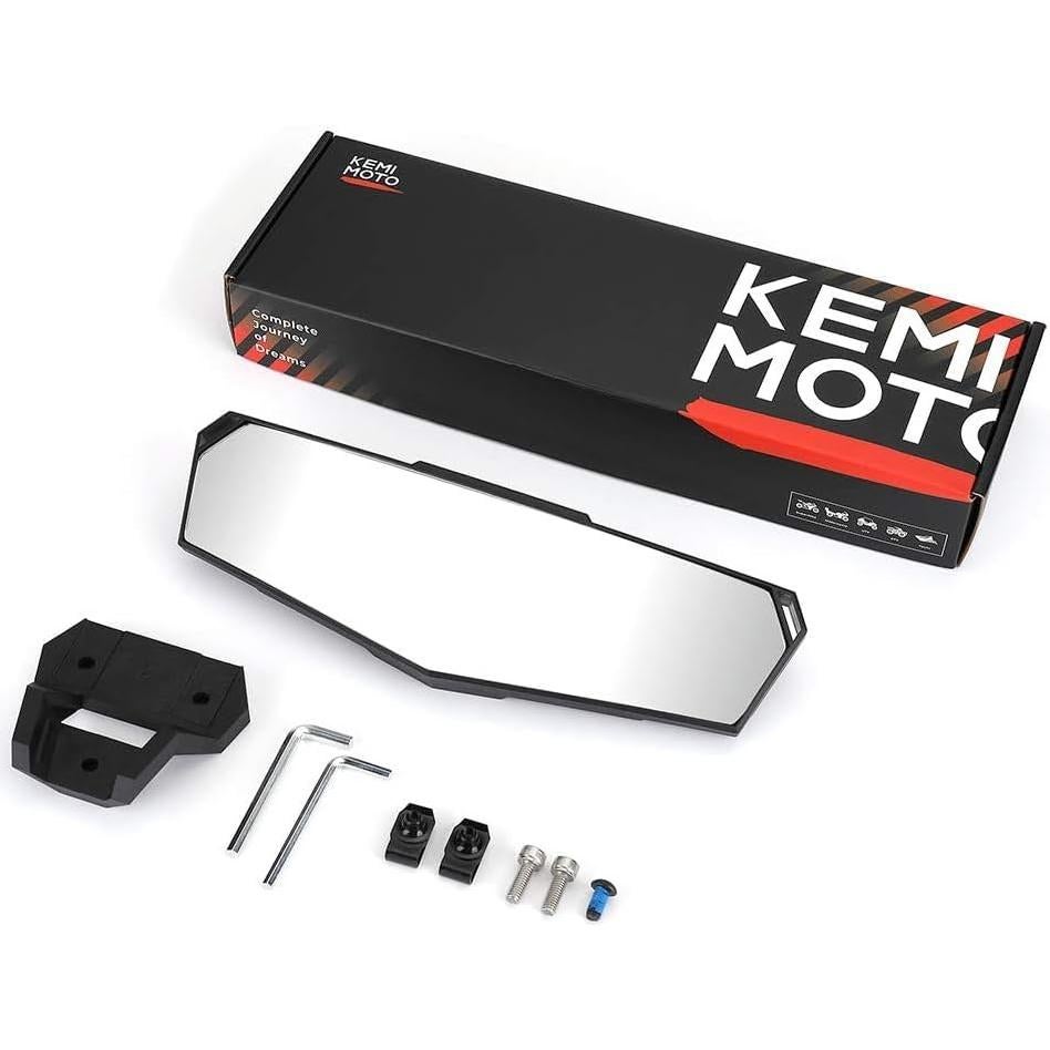 Espejo Retrovisor Central KEMIMOTO Convexo 25.5x7.5cm para RZR