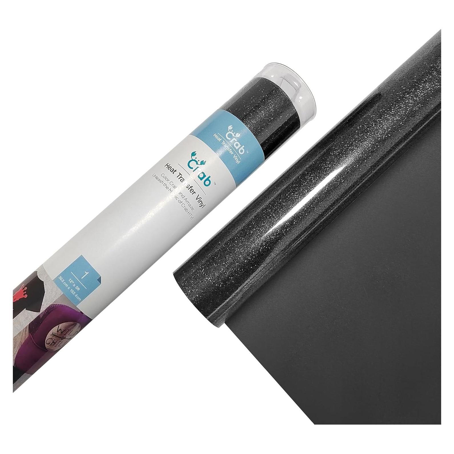 Rollo de Vinilo de Transferencia de Calor Crab 30.5x152cm Negro