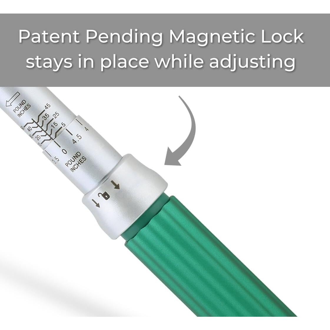 Llave de Torque Digital eTORK 1/4" 5-50 in-lb 0.6-5.6 N.m