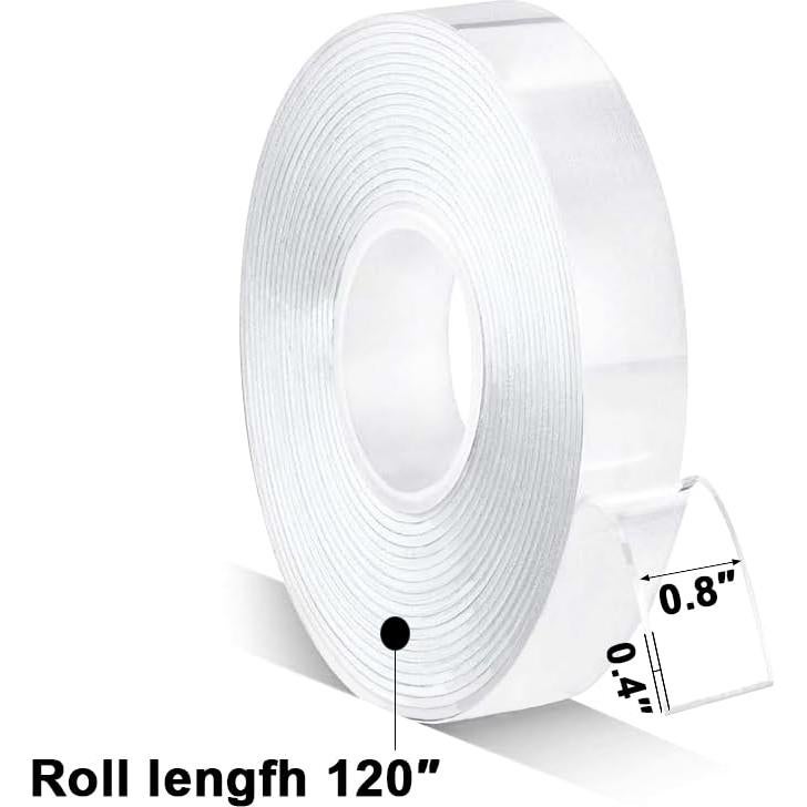 Cinta Doble Cara ELANE 3 Rollos 9 m Alta Resistencia 2 cm