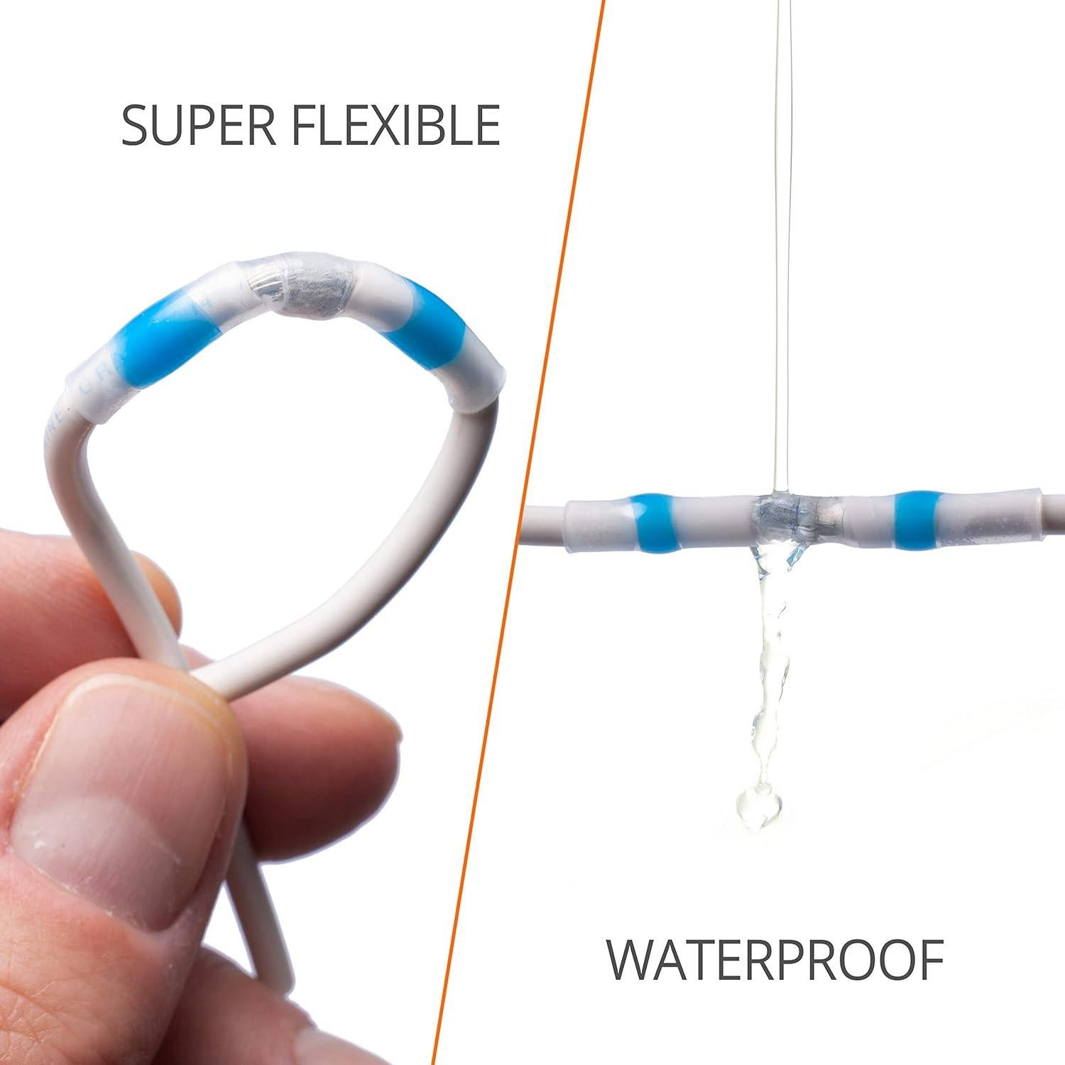 Conectores de Cable de Soldadura Wirefy 120 PCS Azul 16-14 AWG