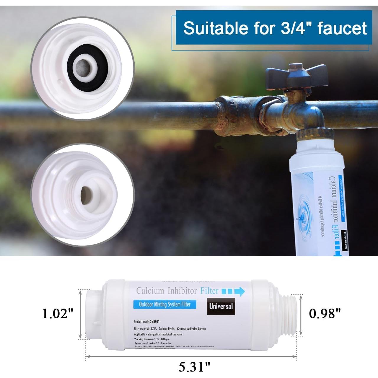 Kit de Riego por Goteo Automático Mornajina 15.24m con Filtro