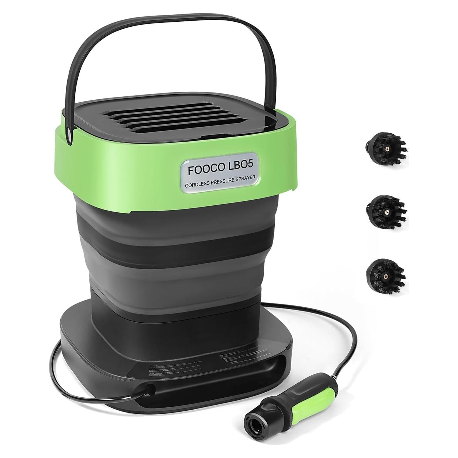 Pulverizador Eléctrico Inalámbrico FOOCO LB05 12.1L Auto-Retráctil