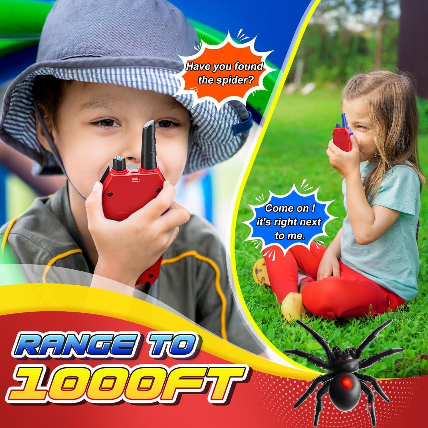 Walkie Talkies para Niños BoomCaCa 2 Unidades Alcance 304m