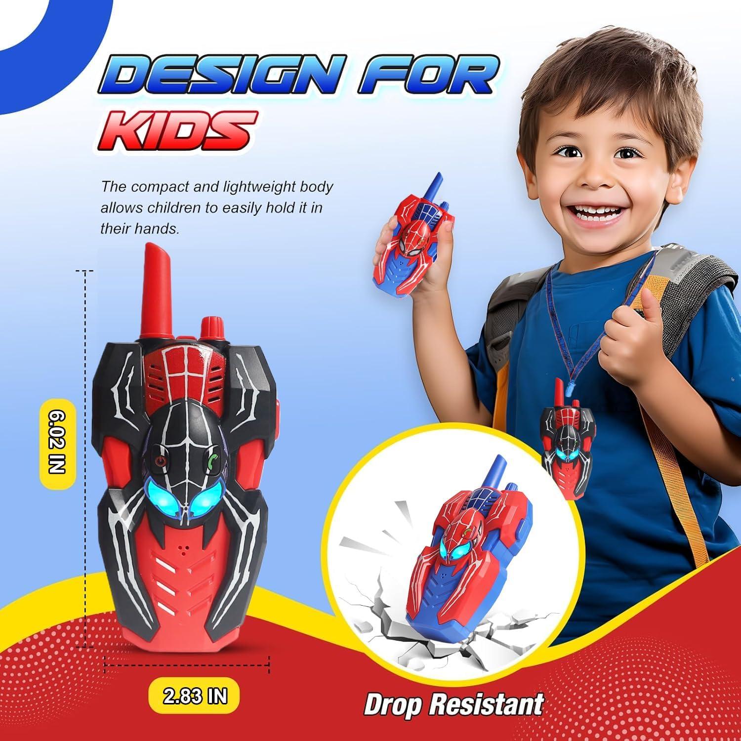 Walkie Talkies para Niños BoomCaCa 2 Unidades Alcance 304m