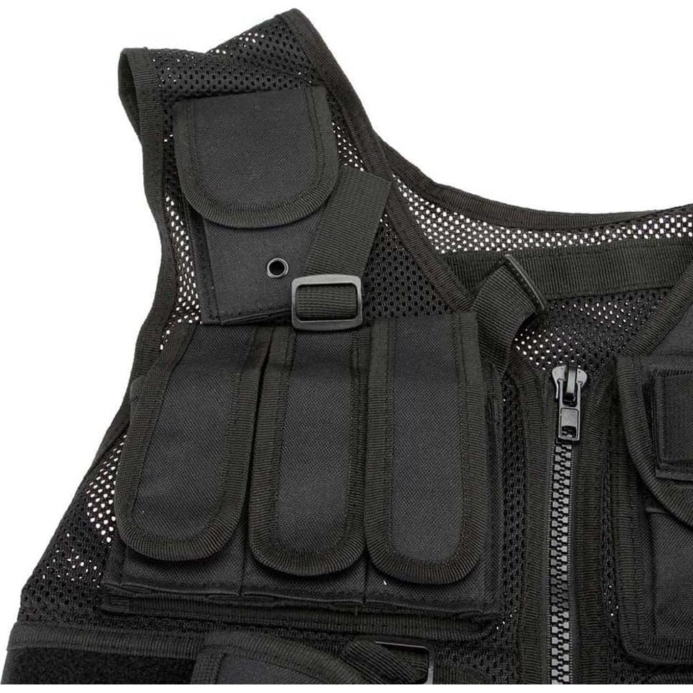 Chaleco Táctico Lixada Ajustable Transpirable para Adultos