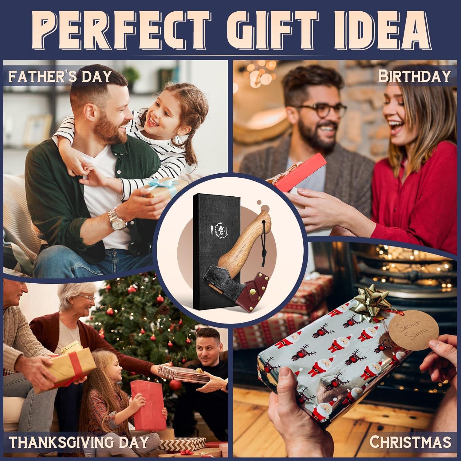 Hacha de Camping DRAGON RIOT 21.6 cm Acero Carbono Mango Fresno