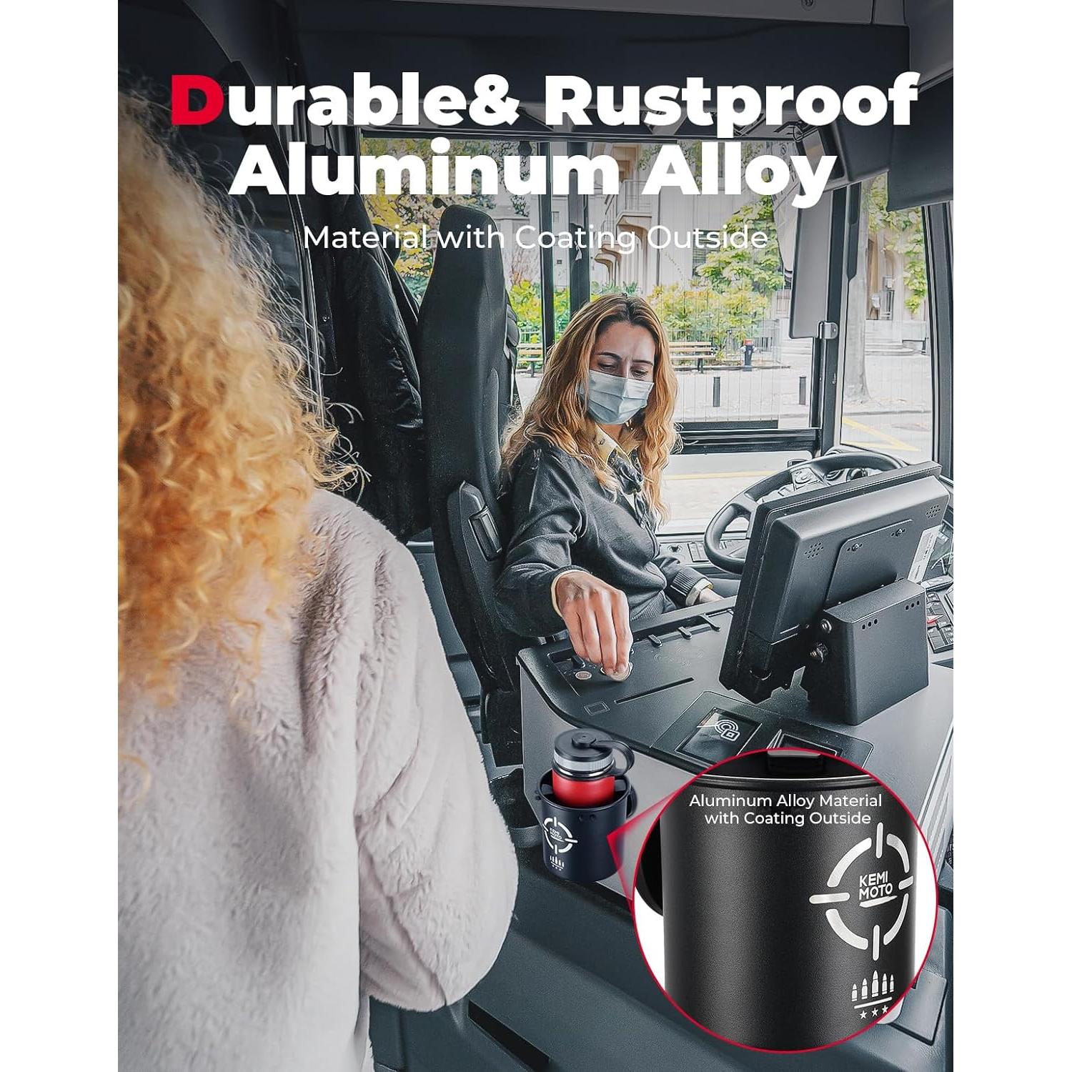 Soporte Magnético KEMIMOTO para Tazas y Botellas 2.67-9.8 cm