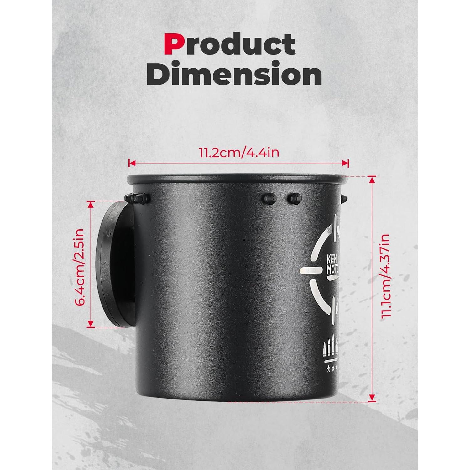 Soporte Magnético KEMIMOTO para Tazas y Botellas 2.67-9.8 cm