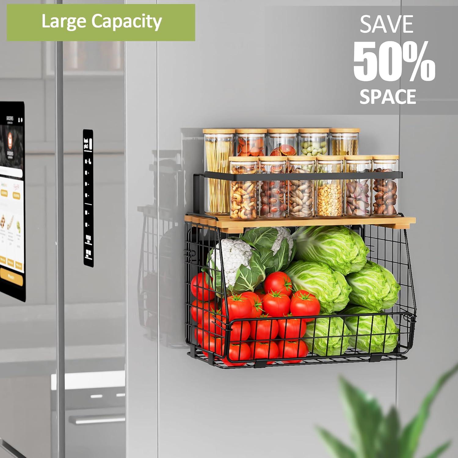 Estante Magnético GGIU para Nevera 15 kg - Organizador de Cocina