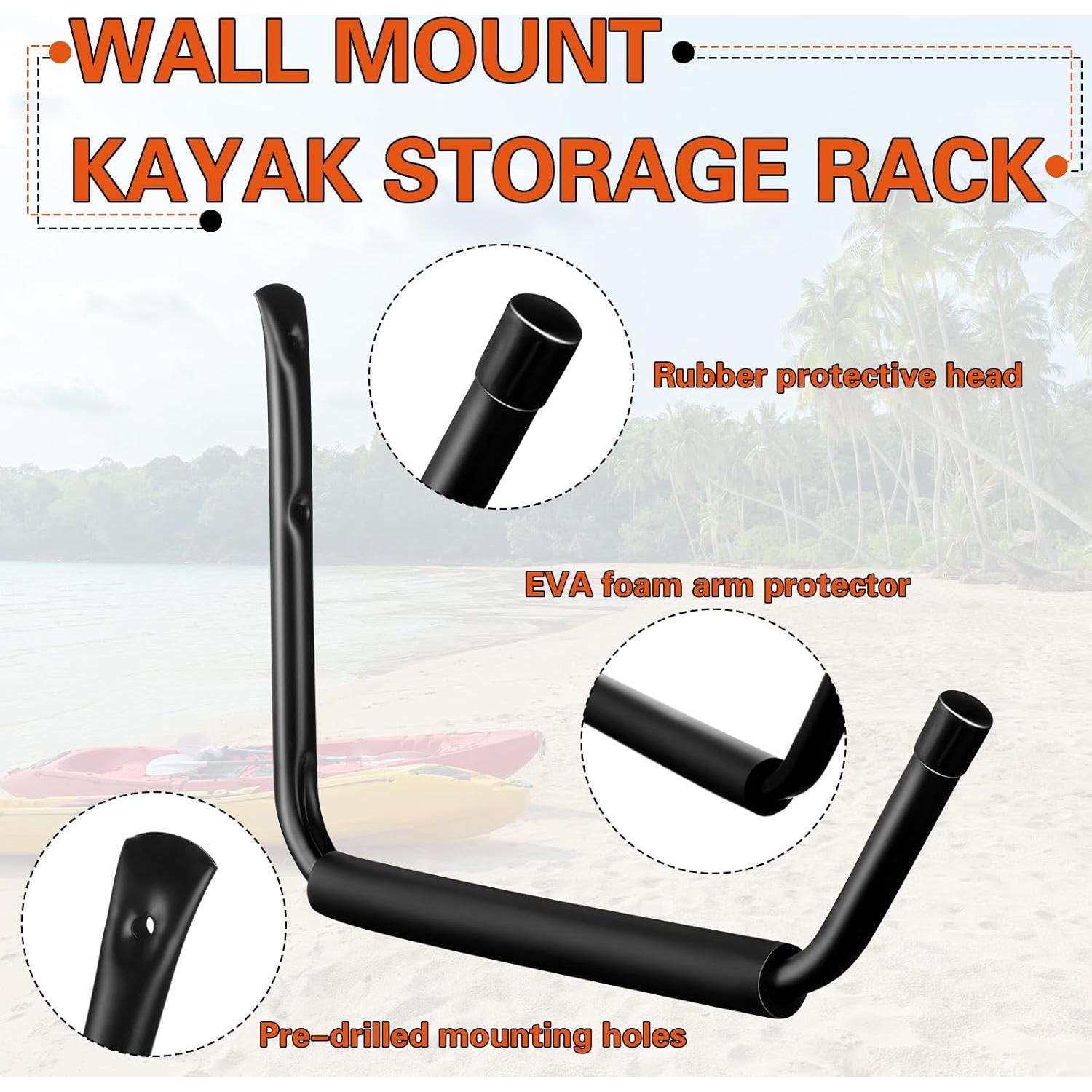 Soporte de Almacenamiento para Kayak JaGely 39x27cm Negro