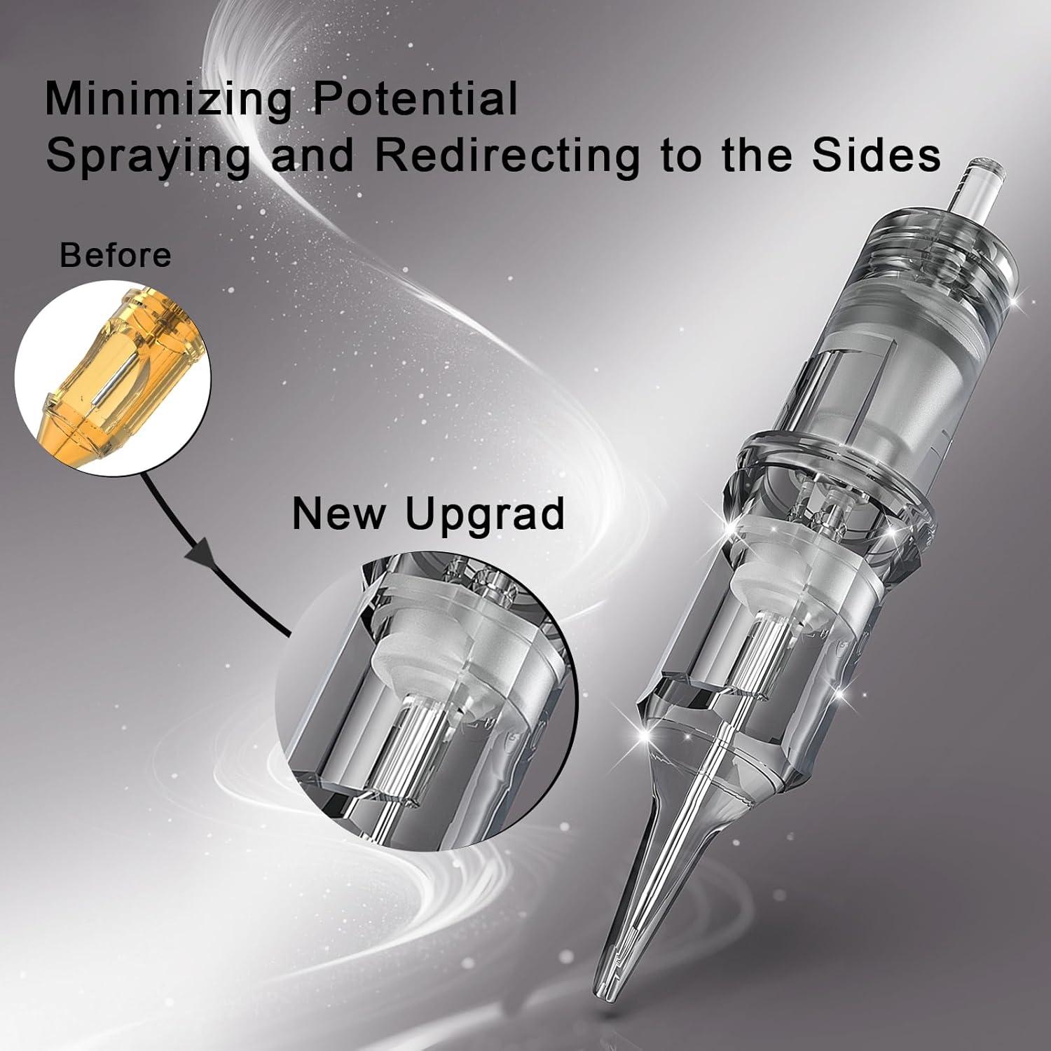 Agujas de Tatuaje Desechables YILONG 20pcs Mixtas #10 3RL 7RS 7RM 9M