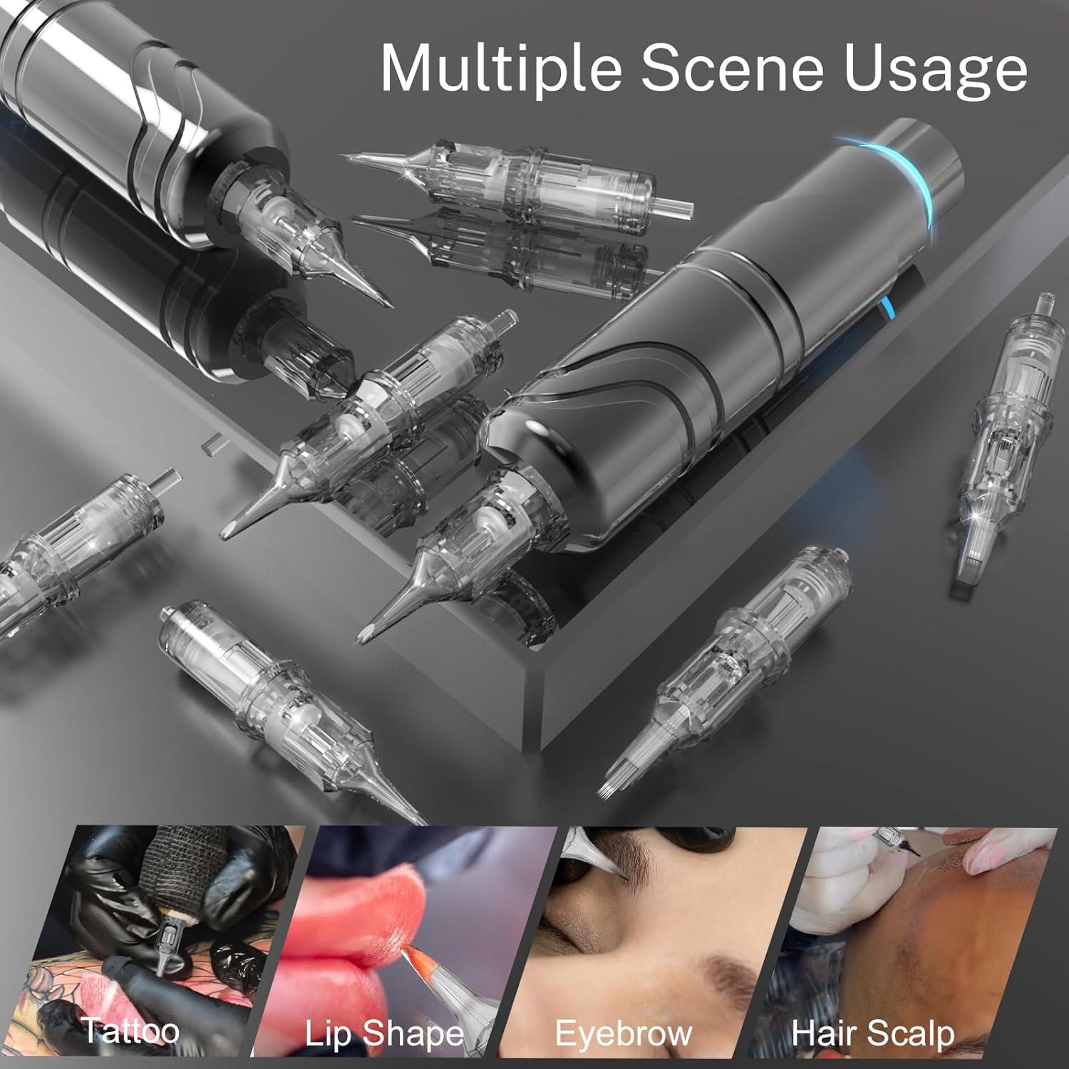 Agujas de Tatuaje Desechables YILONG 20pcs Mixtas #10 3RL 7RS 7RM 9M