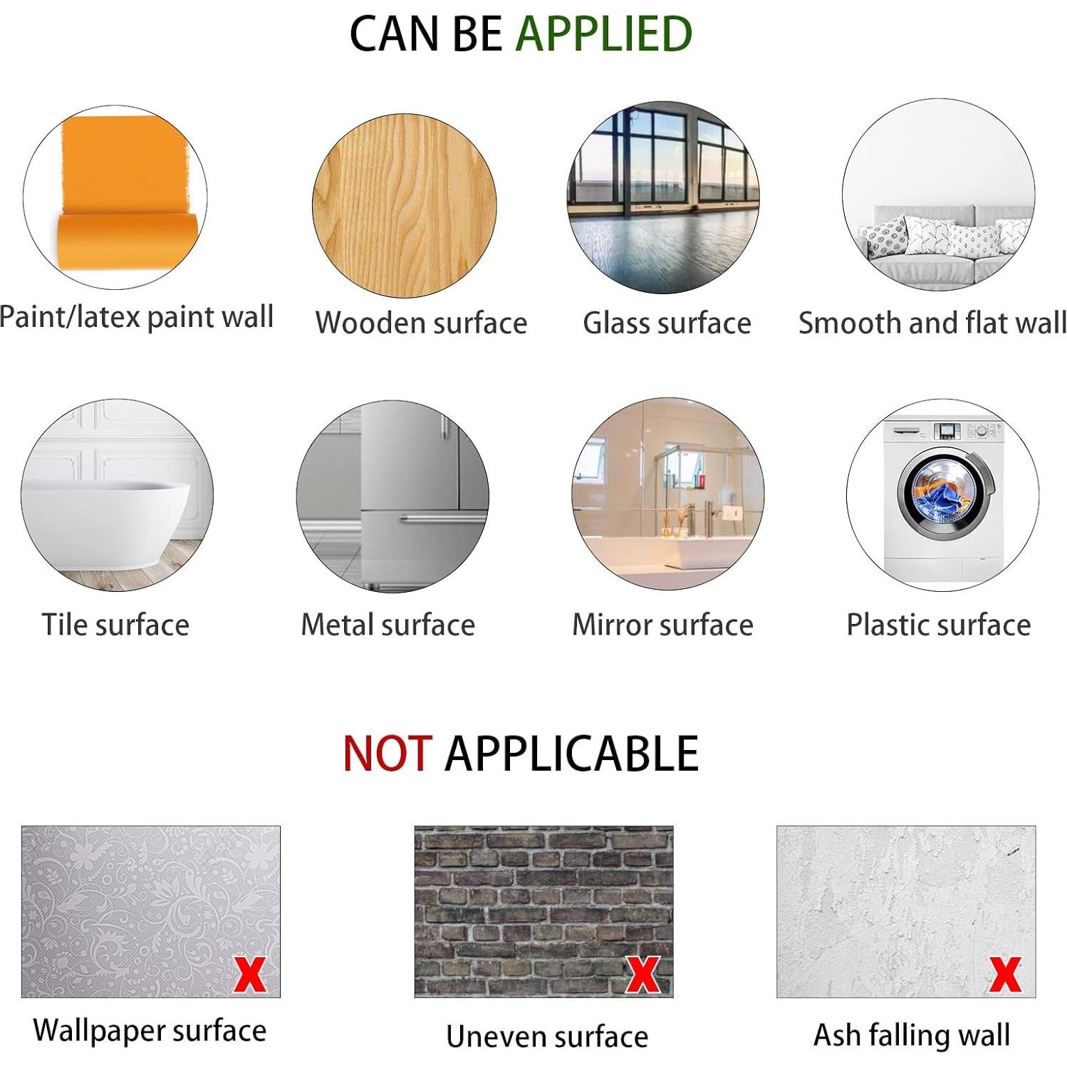 Calcomanía de Pared Erllsino Playa del Océano 70x43 cm