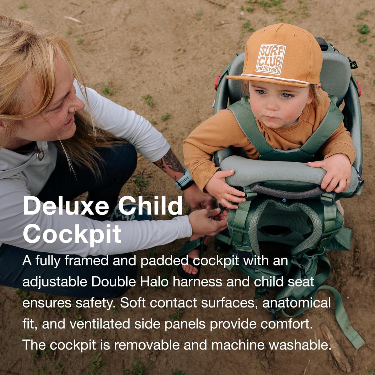 Mochila Portabebés Osprey Poco Premium para Senderismo - Negro