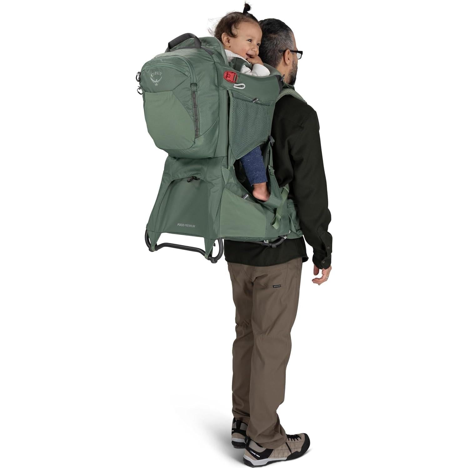 Mochila Portabebés Osprey Poco Premium para Senderismo - Negro