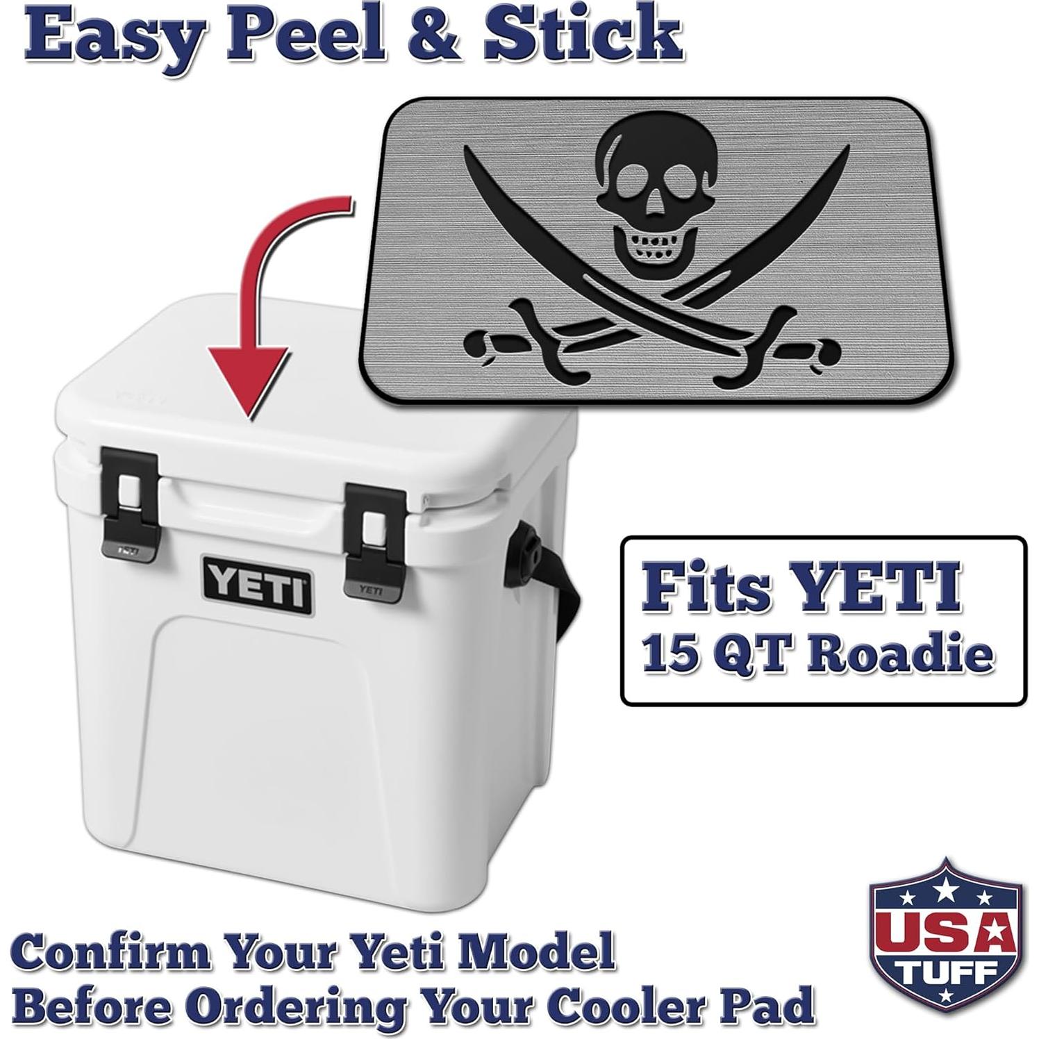 Pad Antideslizante SeaDek para Enfriador YETI 15qt - Jolly Roger